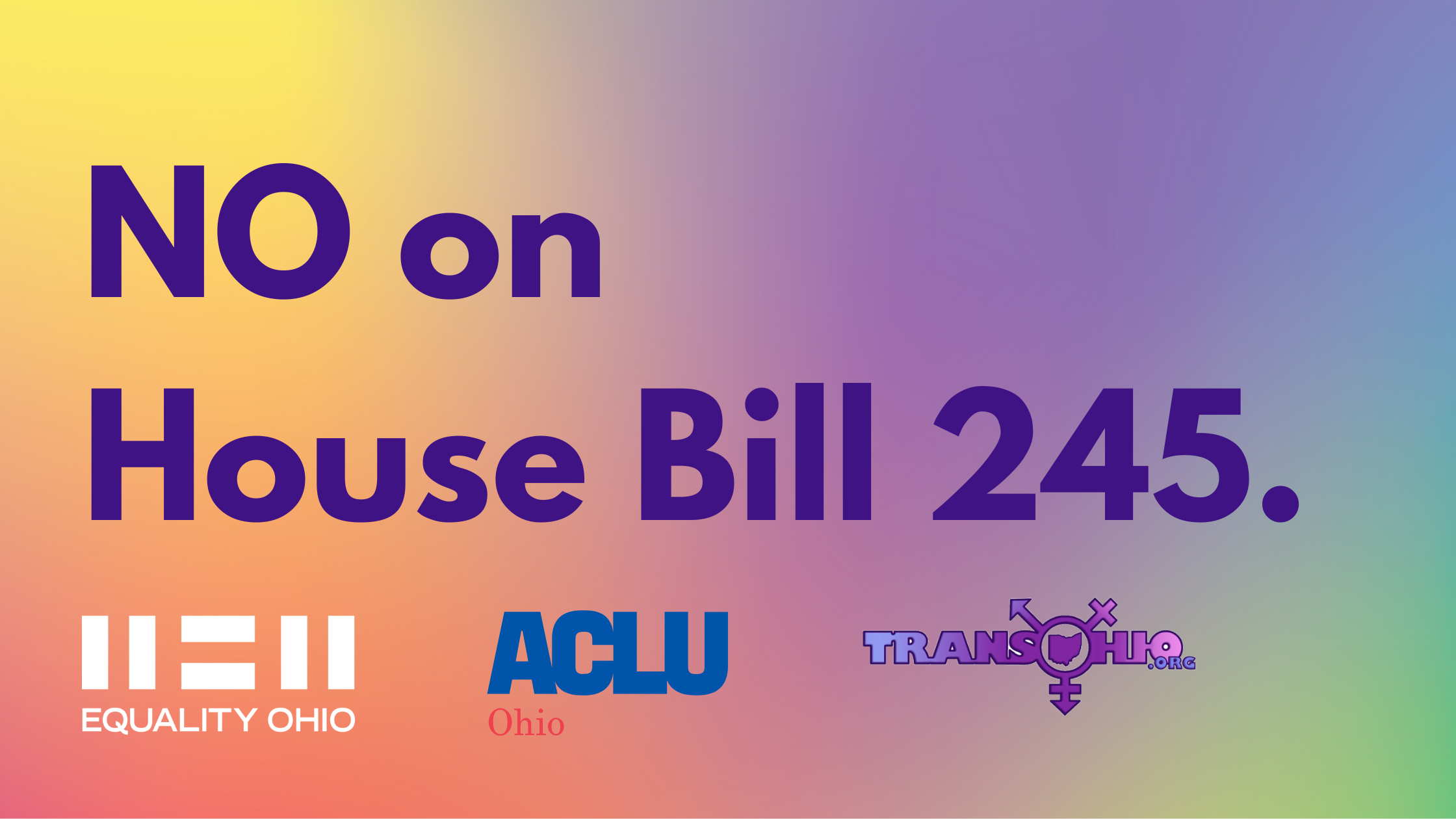 Press Release Equality Ohio, ACLU of Ohio, and TransOhio Denounce