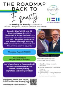 Evening for Equality advertising graphic - click to navigate to RSVP page.